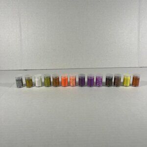 Assortment of Glitter Fine & Chunky Various Colors